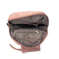Mochila Escolar De Cuero PU Texturizado, 2 piezas, Con borde De Gran Capacidad Y Conjunto De Bolso De Mano, Bolsa De Viaje - details 3
