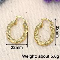 Patrón de tallado giratorio dorado para mujer serie Huitan-2025, pendientes redondos de moda, joyería de Metal multifuncional - details 17
