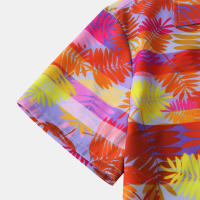 Camisa de manga corta para hombre, Camisa ajustada con estampado de flores fragmentadas, serie CS, primavera y verano, 2024 - details 83