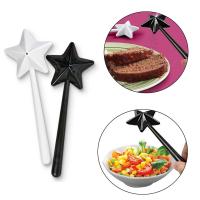 Salero de plástico con diseño de varita mágica de estrella de mano larga, tarro de condimento, utensilios, contenedor de condimentos, cocina y comedor - details 1