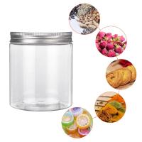 Tarro de plástico transparente de boca ancha, tarro vacío con tapas, contenedores de alimentos cosméticos, olla de muestra de crema facial, latas de paquete de galletas de caramelo, 6 piezas - details 5