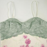 BUNO-Vestido largo sexi con tirantes finos y estampado de encaje para mujer, vestido elegante sin mangas con hombros descubiertos y espalda descubierta, vestido ajustado de cintura alta - details 8