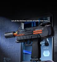 Pistola de agua eléctrica para niños, pistola de agua automática Manual con juguetes iluminados, juguetes de exterior de largo alcance para niños, regalos del Día de los niños - details 7
