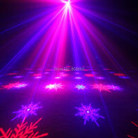 Proyector ESHINY Mini con Patrón de Copos de Nieve en Rojo y Azul para DJ Disco Bar Fiesta de Navidad con Luz de Ambiente T167D3 - details 4