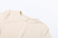 BUNO-Mono de manga corta para mujer con cremallera y cremallera elástica, ropa informal de calle sencilla - details 10
