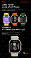 2025 nuevo HK10 ultra-A Smartwatch Bluetooth llamada Compatible con Android IOS asistente de voz NFC detección de ritmo cardíaco Smartwatch - details 5