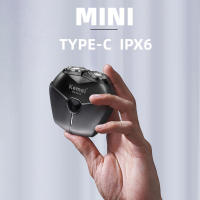 Kemei-Afeitadora eléctrica UFO para hombre, máquina de afeitar recargable con cuchilla magnética rotativa, Mini Alien, recortadora de barba, lavable, IPX6 - details 1