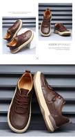 Cuero de vaca, cuero genuino, transpirable, versátil, deportivo, casual, zapatos para hombre - details 18