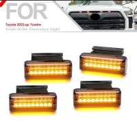 Para Toyota Tundra Raptor/TRD estilo LED parrilla lámpara montaje DRL/conducción/posición luces marcadoras de liquidación 2022-2025 - details 3