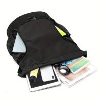Mochila deportiva con cordón para Yoga y Fitness, bolsa deportiva para exteriores con cremallera de gran capacidad, separación de ropa seca y húmeda - details 7