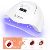 Secador de Uñas de Gel UV Profesional 380W Lámpara LED de 81LEDs 4 Temporizadores - details 15