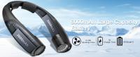 Ventilador de cuello AI, ventilador personal portátil ajustable de 6 velocidades recargable, batería de 6000 mAh, ventilador portátil de enfriamiento más rápido, ultra silencioso para el hogar, la oficina, los viajes, al aire libre - details 1