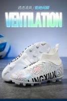 Parte superior alta transpirable, cómodos y antideslizantes, zapatos de juego profesional para entrenamiento en césped, zapatos de fútbol. - details 8