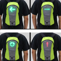 Mochila de Luz LED Unisex Cargable por USB Moda Deportiva al Aire Libre - details 4
