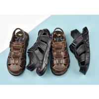 Zapatos Informales De Piel Auténtica Para Hombre, Sandalias Clásicas De Alta Calidad, Zapatillas Transpirables Para Caminar Al Aire Libre, Ideales Para El Verano - details 7