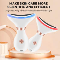 Dispositivo de belleza EMS para cuello Facial, dispositivo de microcorriente, fotón LED, reafirmante, rejuvenecimiento, antiarrugas, Delgado, doble mentón, masajeador de estiramiento Facial - details 0