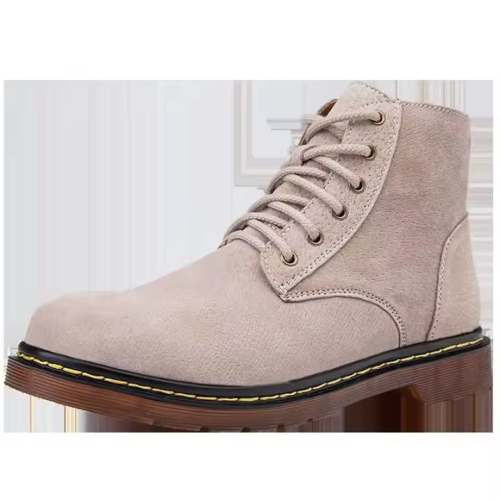 Botines informales para exteriores con suela gruesa para hombre, botas cálidas de piel de invierno - 1