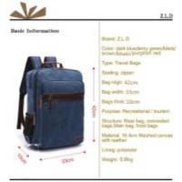Mochila de lona Vintage para hombre, bolso de hombro de viaje de gran capacidad, mochilas escolares para adolescentes, mochila para ordenador portátil - details 0