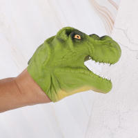 Juguete de Vinilo Suave para niños, títere de dinosaurio TPR, cabeza de Animal, marionetas de mano, juguetes para niños, regalo - details 3