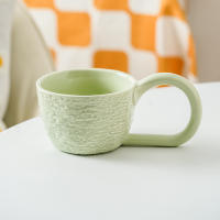 Sentido artístico simple taza de cerámica nórdica ins viento personalidad creativa de gama alta taza de agua para el hogar taza de café - details 6