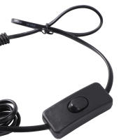 Portalámparas calefactable E27 para gatear, interruptor de cable de alimentación para mascotas, lagarto, Tortuga, criadero de pollo, enchufe de luz espiral de calefacción, 1 unidad - details 7