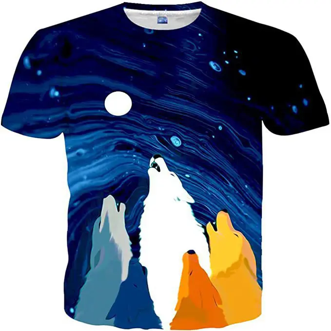 2025 Camisetas de Manga Corta y Larga para Hombre 3D Moda Popular Elemento Ropa para Impresión Color Belleza Ropa - 1