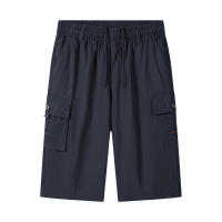 Pantalones Cortos Deportivos para Hombres CHAIFENKO Algodón Ligero y Versátil con Múltiples Bolsillos Moda de Verano Casual - details 3