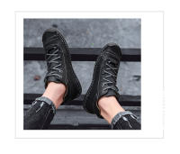 Zapatos informales para hombre, zapatos antideslizantes transpirables de cuero Unisex para caminar, zapatos cosidos a mano para mujer - details 8