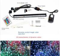 Luz LED Multicolor con Control remoto para pecera, burbuja impermeable, iluminación de aireación, luz de buceo para acuario, accesorios para acuario - details 5