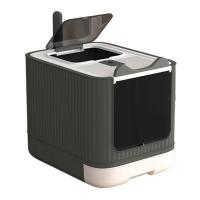 Caja de Arena para Gatos de Gran Capacidad Diseño Cerrado Desodorizado - details 12