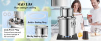 SucceBuy Moonshine Destilador de alcohol de agua quieta 3 galones con bomba de agua de acero inoxidable - details 3