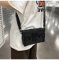 Versión coreana personalizada de estilo extranjero bolso de caja de cómic bidimensional bandolera de hombro calle unisex coreano de moda versátil - details 21