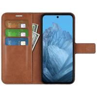 Funda protectora para teléfono Google Pixel 9 de piel sintética PU con textura de piel de becerro antiarañazos - details 0