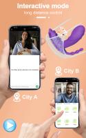 Consolador vibrador con Bluetooth para mujer, estimulador de clítoris, masajeador de punto G, productos para adultos, Juguetes sexuales para bragas femeninas - details 6