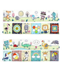 Libro de Actividades Sensoriales para Bebés de Tela Suave Contraste Alto Negro y Blanco Juguetes Educativos para Niños Pequeños - details 15
