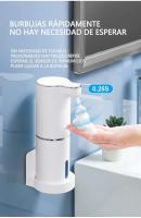 Dispensador automático de jabón para baño, desinfectante de manos inteligente con carga USB, material ABS blanco de alta calidad - details 1
