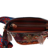 Bolso tejido, bolso cruzado, bolso de mano, bolso de mensajero, bolso de gran capacidad, bolso de hombro con flecos, bolso de hombro bohemio, bolso de mujer - details 12