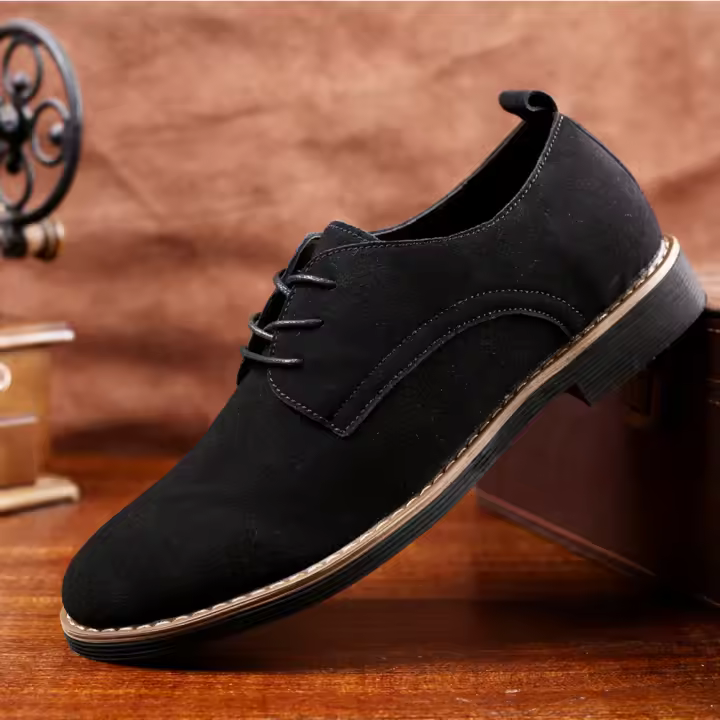 Zapatos de tablero de los hombres zapatos de cuero zapatos de los hombres de gamuza de la PU zapatos casuales de gran tamaño - 1