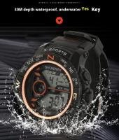 SHUNWAY Shengwei Student Simple impermeable deportes al aire libre brillo reloj electrónico hombres - details 2