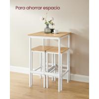 Mesa de Bar con Taburetes Mesa Comedor con 2 Sillas Mesa de Cocina Pequeña Taburetes de Barra - details 21