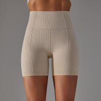 Hamidou-pantalones cortos deportivos de Yoga para mujer, mallas transpirables sin costuras para correr, ciclismo, cintura alta, entrenamiento, gimnasio, Verano - details 24