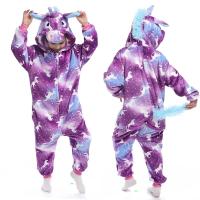 Kigurumi-Pijama de franela para niños y niñas, ropa de dormir de unicornio, traje de animales, Onesies de gato, Invierno - details 7