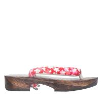Zapatos tradicionales de moda, zapatillas de madera japonesas de verano para niños con tacón alto - details 2