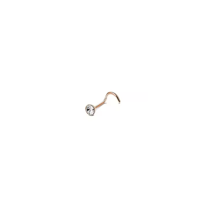 Piercing de acero para la nariz, 2 piezas, 20G - 1