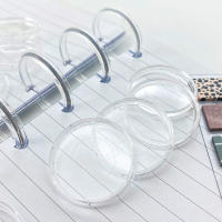 Discos de encuadernación supertransparentes, anillas de encuadernación para cuaderno, suministros escolares y de oficina, 100 piezas - details 7