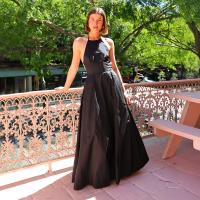 Sentido del diseño de verano para mujer de vacaciones en la playa, vestido de playa con tirantes sin espalda, vestido camisola de estilo francés - details 2