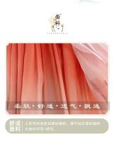 Hanfu-vestido de princesa china para niña, bordado súper inmortal, conjunto de verano de estilo Tang para primavera y otoño - details 2