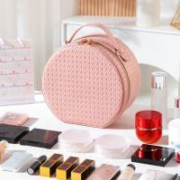 Estuche de maquillaje portátil con luces, divisores ajustables, organizador de artículos de tocador de viaje de cuero PU, cierre de cremallera, alimentado por USB - details 6