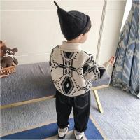 2024 Otoño e Invierno nueva moda para niños lindo Polo de cuello alto manga larga estampado suelto cómodo Casual versátil Top - details 4