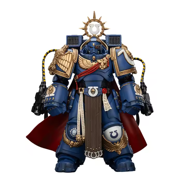 JOYTOY Figura de Acción Ultramarines Marneus Calgar Maestro de Capítulo con Blindaje MKX Gravis y Guantes Modelo Militar de Anime 40K - 1